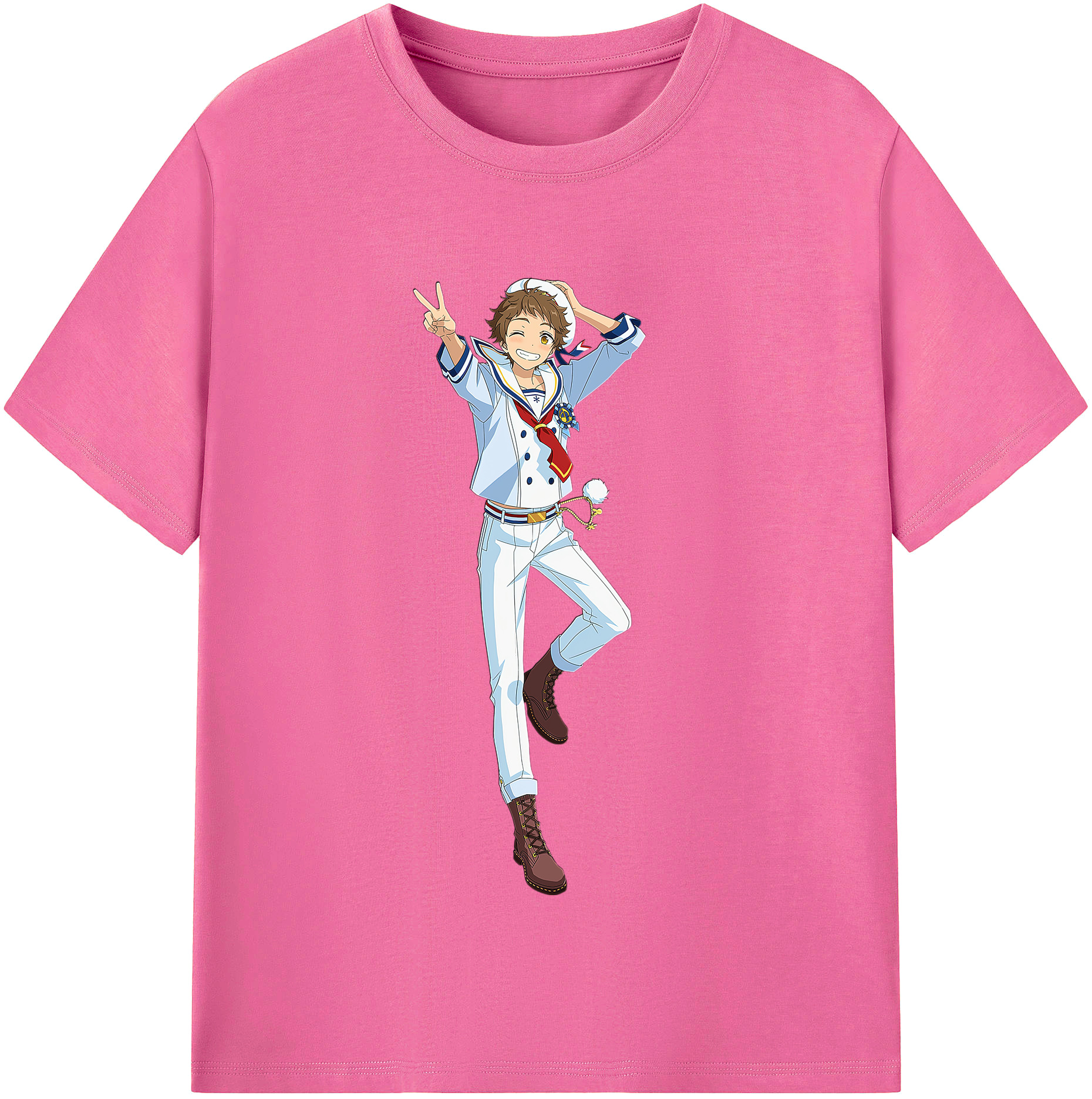 （画像用） あんさんぶるスターズ! Ensemble Stars レディースカジュアルプリントTシャツ（綿100％）